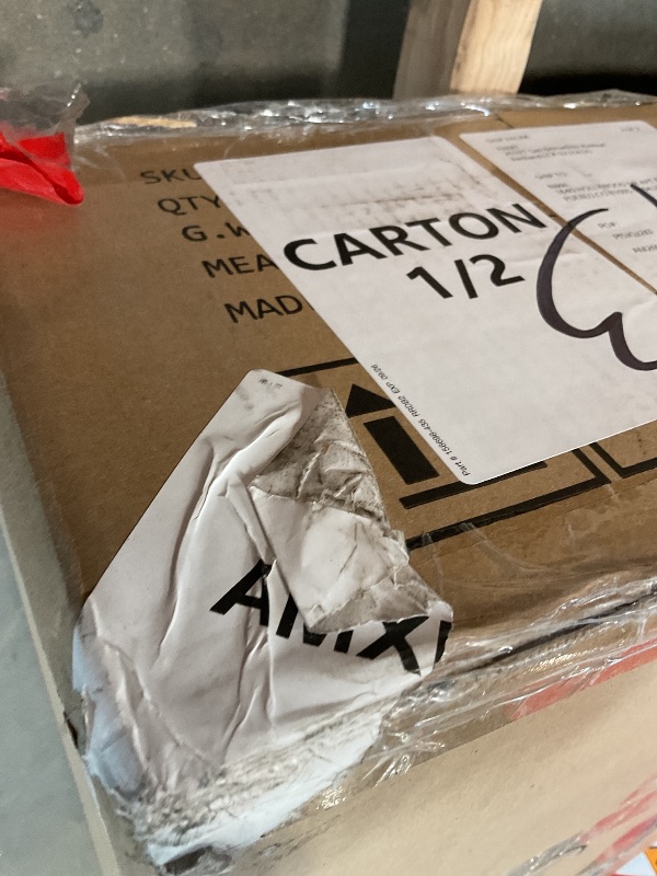 Photo 1 of **SELLING FOR PARTS AS PARTIAL SET. ONE BOX OF TWO**YITAHOME Vanity Desk with Lighted Mirror and Power Outlets, Makeup Vanity Table with Stool with Hidden Storage, 10 Drawers, Tempered Glass Top, 3 LED Colors, Makeup Table Home Furniture