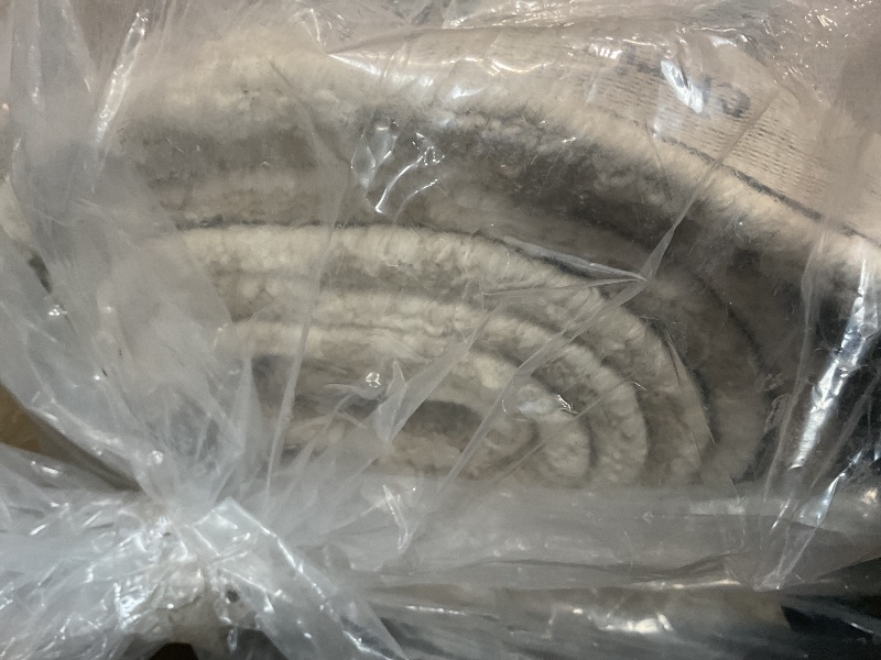 Photo 1 of **DIRT**Loloi Chris Loves Julia Bradley Collection, Ivory & Beige, 9'-3" x 13' Area Rug – Classic Striped Area Rugs for Living Room, Bedroom, Entryway & Hallway, High Traffic Area Home Decor Rug