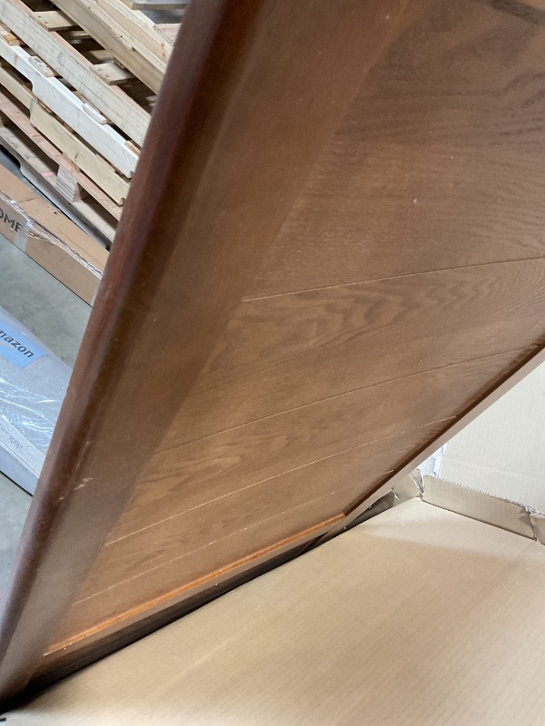 Photo 1 of **SCRAPE. BACK IS CRACKING**Modway MOD-6218-WAL Robbie Queen Wood Headboard, Walnut