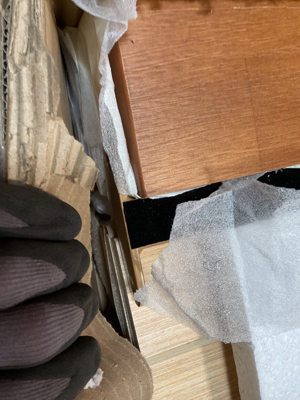 Photo 1 of **SCRATCH DAMAGE**Mellow Naturalista Classic - 12 Inch Solid Wood Platform Bed with Wooden Slats, No Box Spring Needed, Easy Assembly, Queen, Pine