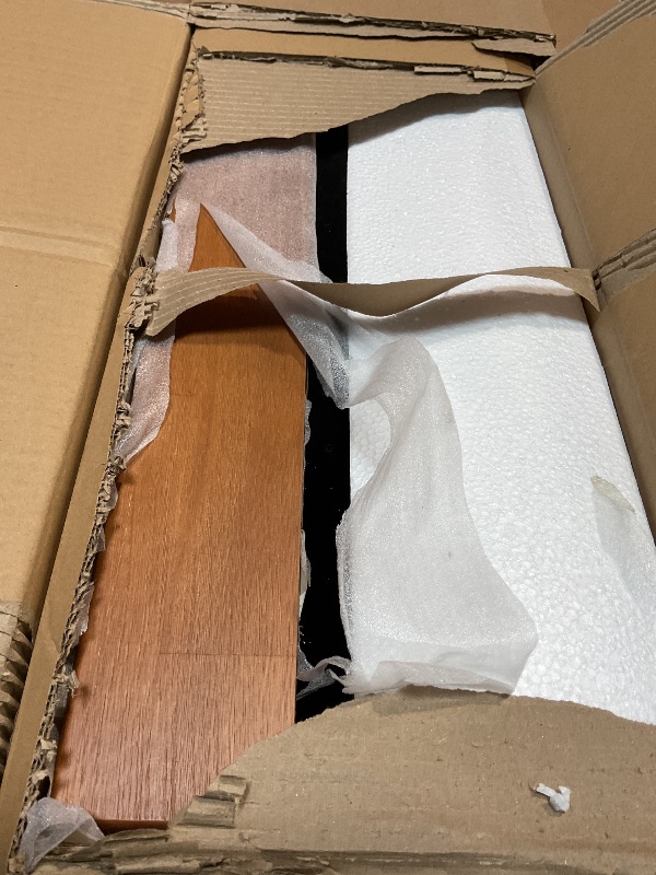 Photo 1 of **SCRATCH DAMAGE**Mellow Naturalista Classic - 12 Inch Solid Wood Platform Bed with Wooden Slats, No Box Spring Needed, Easy Assembly, Queen, Pine