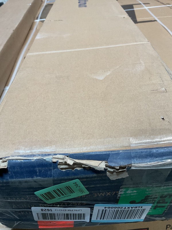 Photo 1 of **SCRATCH DAMAGE**Mellow Naturalista Classic - 12 Inch Solid Wood Platform Bed with Wooden Slats, No Box Spring Needed, Easy Assembly, Queen, Pine