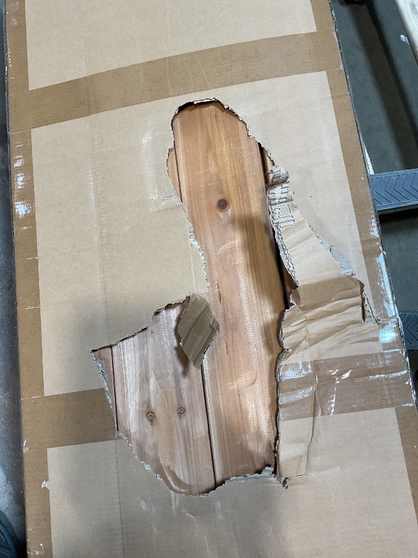 Photo 1 of **4 BOXES.  SCRAPE DAMAGE**Backyard Discovery Beaumont 16' x 12' Traditional Cedar Wood Pergola Kit with Trellis Roof, All-Season Durability, High-Wind Rating, PowerPort, Shade for Outdoor Patio, Deck, Garden, and Entertaining