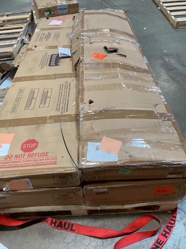 Photo 1 of **4 BOXES.  SCRAPE DAMAGE**Backyard Discovery Beaumont 16' x 12' Traditional Cedar Wood Pergola Kit with Trellis Roof, All-Season Durability, High-Wind Rating, PowerPort, Shade for Outdoor Patio, Deck, Garden, and Entertaining