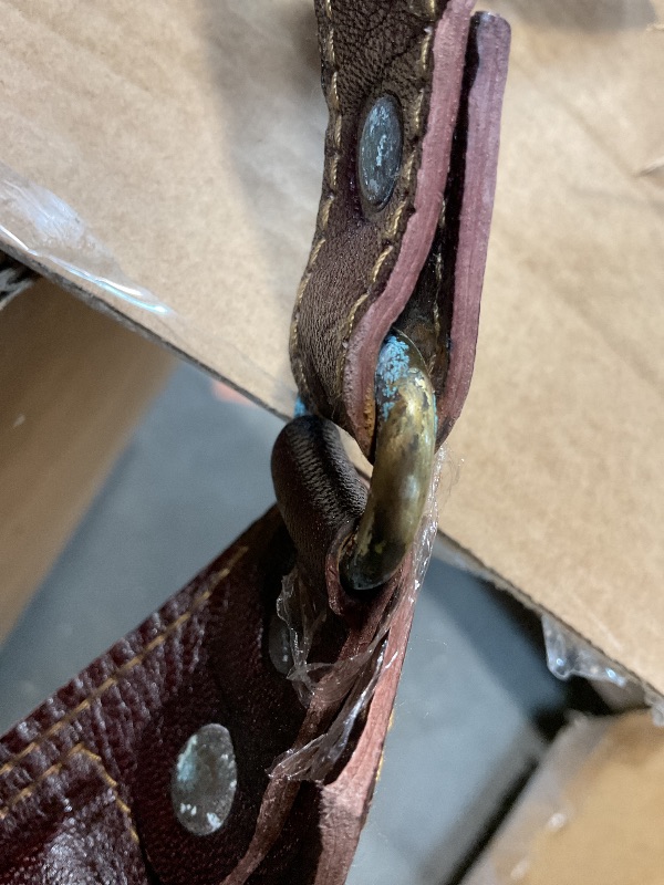 Photo 1 of **MINOR USE WEAR**Handmade World Vintage Full Grain 20 Inch Leather Laptop LARGE Backpack Casual Bookbag Daypack Travel Rucksack (Brown)