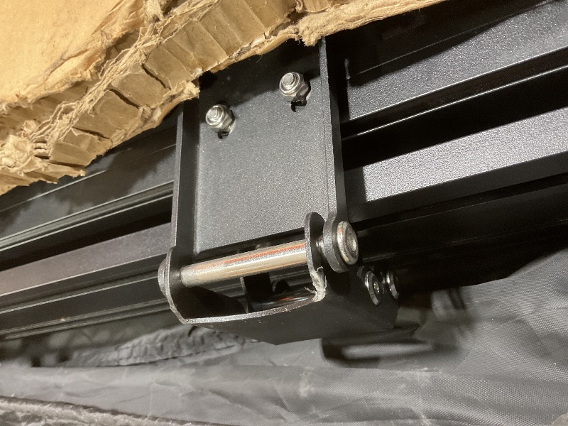 Photo 1 of **SCRATCHES/DENTS FROM TRANSPORT ****Sanhima Rooftop Tent Hard Shell - Hotham Overland Aluminium Roof Top Tent w/Larger Space, LED Strip Light & Skyview Window, 2” Thick Mattress, for Car SUV Truck Camping, 2-3 People, Gray