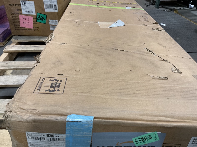 Photo 1 of **MINOR DAMAGE TO BASE PIECE**kepptory Farmhouse 55-75 Gallon Fish Tank Stand with Power Outlet, Aquarium Stand with 2 Drawers and Adjustable Shelves, Heavy Duty Reptile Tank Stand for 2 Fish Tank/Turtle Tank/Reptile Terrarium