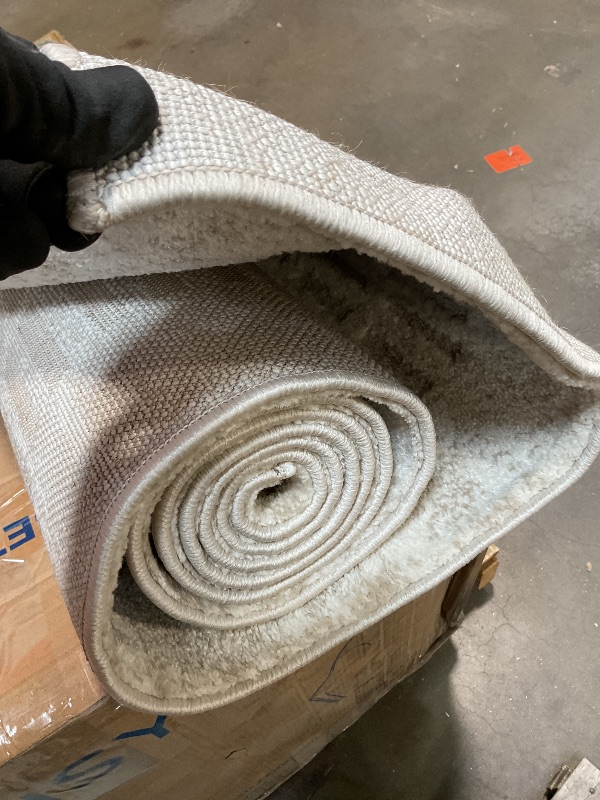 Photo 1 of **DIRT FROM TRANSPORT **Loloi Amber Lewis Monty Collection MOT-03 Ivory/Beige 6'-7" x 9'-3", .50" Pile Height, Area Rug