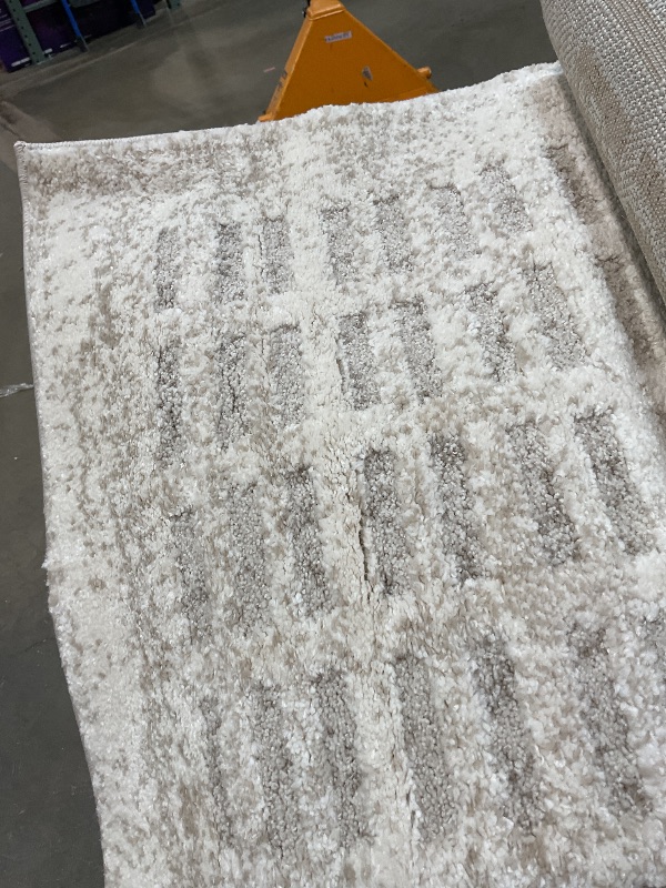 Photo 1 of **DIRT FROM TRANSPORT **Loloi Amber Lewis Monty Collection MOT-03 Ivory/Beige 6'-7" x 9'-3", .50" Pile Height, Area Rug