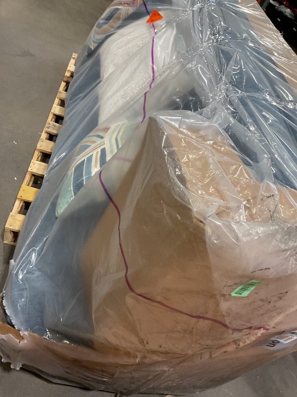 Photo 1 of **MINOR DAMAGE TO BASE FRAME**Signature Design by Ashley Cashton Casual Sofa for Living Room, Blue