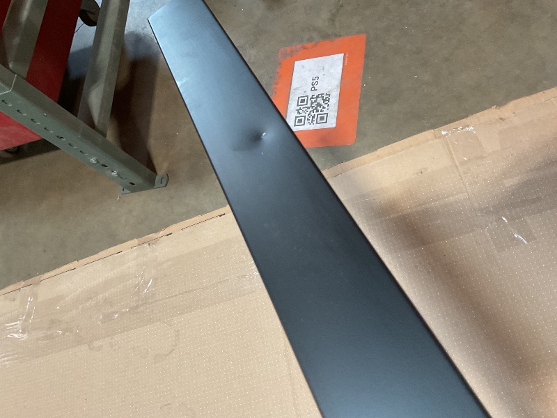 Photo 1 of **RAIL ONLY. SCRAPES. DENT**Zylorix 1Pack 10FT Stainless Steel T304 Black Handrail, 2" W x 1" H Rectangular Cuttable Handrail with End Cap Screw, Flat Top Rail for Indoor Outdoor Deck Stair Cable Railing System Post Kit