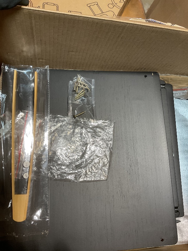 Photo 1 of **MISSING ASSEMBLY PIECES** WOWLIVE Black Bread Box for Kitchen Countertop, Large 3 Layers Bread Storage Container for Homemade Bread with Window, Farmhouse Breadbox Organizer for Kitchen, Cabinet, Pantry (Black, Extra Large)