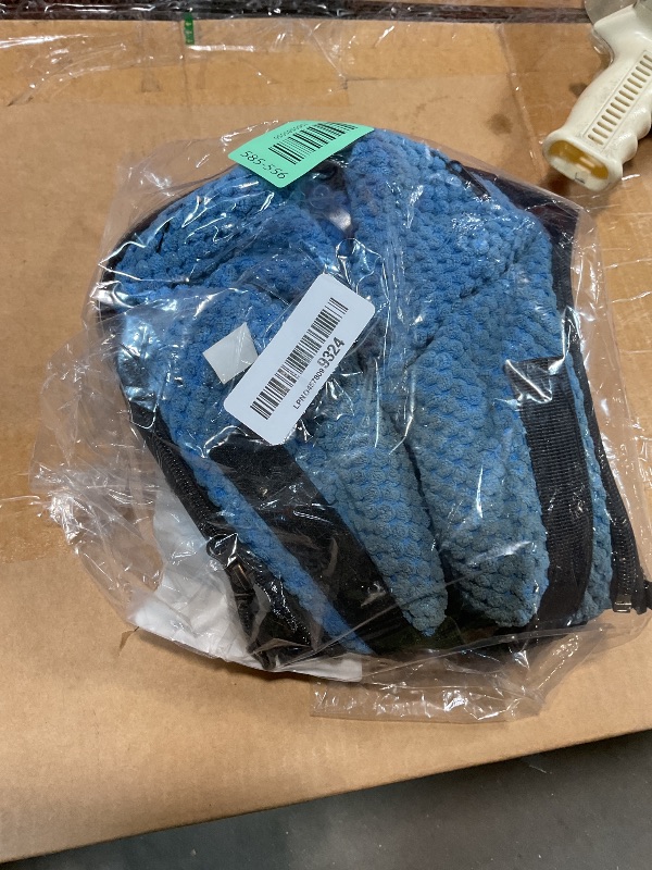 Photo 1 of **DIRT**2-in-1 Soft Inflatable Dog Cone Collar Alternative with Enhanced Anti-Licking Guard Shield, Dog Collar After Surgery, Adjustable Recovery Cones for Large Medium Small Dogs and Cats (Blue,S)