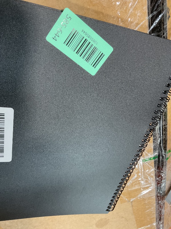 Photo 1 of **SCRATCHED**Yaridar A4 Cornell Notes Notebook - Spiral Cornell Notebooks for Note Taking, Subject College Ruled Notebook Steno Pads for Office/School/College/Home, 8.5" x 11", Black