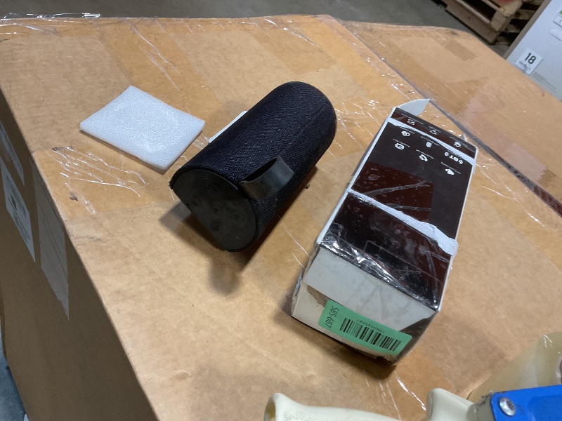 Photo 1 of **COLOR IS BLACK. DIRT** Portable Bluetooth Speaker, IPX6 Waterproof Speaker with Punchy Bass, 15W Loud Sound, RGB, 15H Playtime, Dual Pairing for Party, Camping, Beach, Red