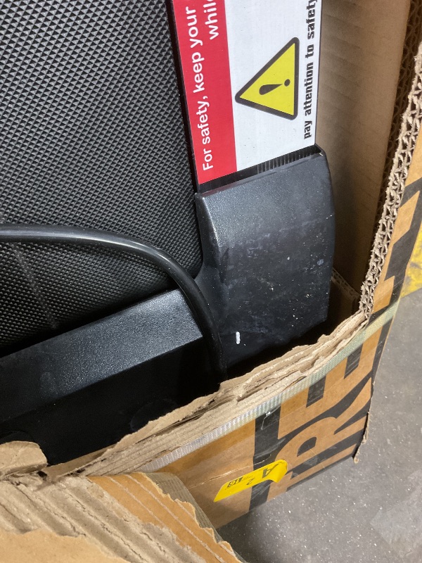 Photo 1 of **DIRT.MISSING REMOTE**PACEROCKER Walking Pad Treadmill - 12% 9-Level Auto Incline System - 450 lbs Heavy Duty Capacity (204.1 kg) - Bluetooth Speaker - LED Display - Under Desk Design - 5 MPH (8 km/h)