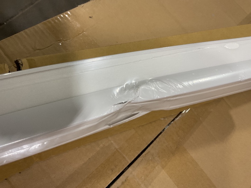 Photo 1 of **DENT**Redi Shade No Tools Easy Lift Trim-at-Home Cordless Cellular Light Filtering Fabric Shade White, 30" W x 64" L, (Fits windows 19"- 30")