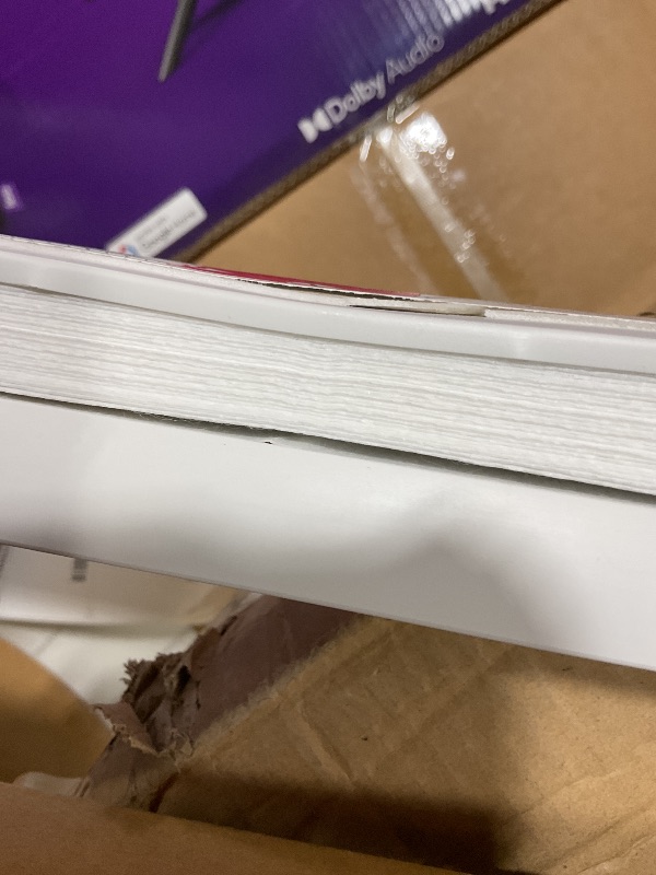 Photo 1 of **BEND DAMAGE**Redi Shade No Tools Easy Lift Trim-at-Home Cordless Cellular Blackout Fabric Shade Natural, 36" W x 64" L, (Fits windows 19"- 36")