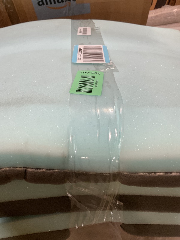 Photo 1 of **DIRT FROM TRANSPORT **Sellmazon Couch Cushion Support for Sagging Cushions 20''x20'', Two in One Sofa Cushion Support to Repair Sagging Seats, Lift Saggy Seats, Extend Couch's Life, Blue & Grey 3PCS