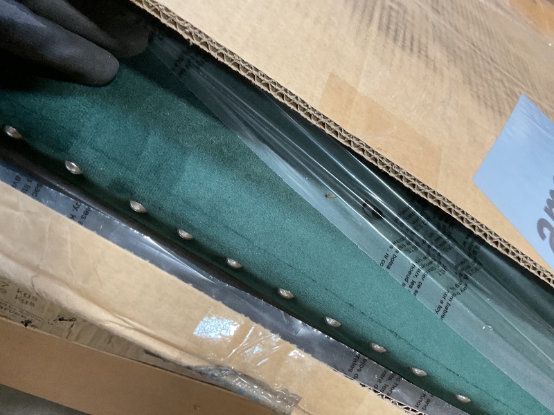 Photo 1 of **MINOR CUT DAMAGE**DWVO Full Size Bed Frame with 4 Storage Drawers and RGB LED Lights, Velvet Upholstered Platform Bed with Charging Station and Bookcase Storage Headboard, No Box Spring Needed, Easy Assembly, Green