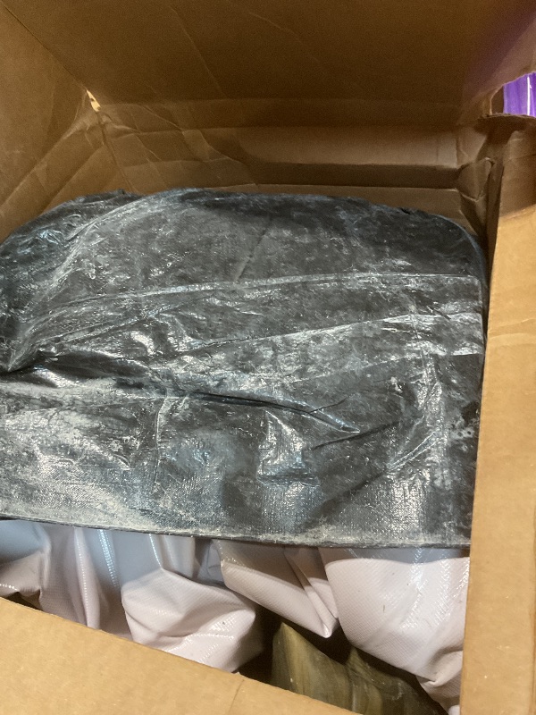 Photo 1 of **HEAVY DIRT**EVAJOY Inflatable Hot Tub, Portable Inflatable Hot Tub with Built-in LED, Electric Heater Pump, Hot Tub Spa with 140 Air Jets, 4-6 Adults, for Backyard, Garden, Indoor