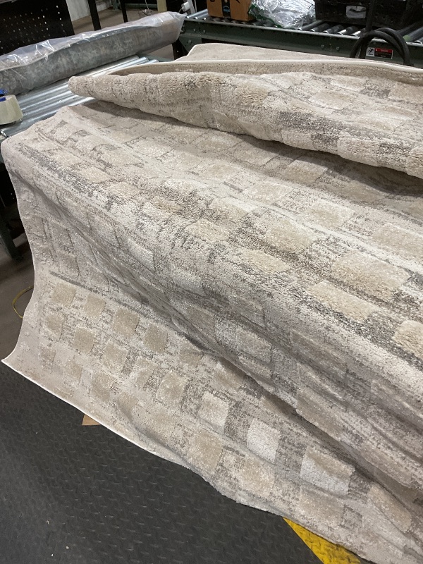 Photo 1 of ** WRINKLE DAMAGE****Loloi Amber Lewis Monty Collection MOT-06 Pebble/Beige 7'-10" x 10', .50" Pile Height, Area Rug