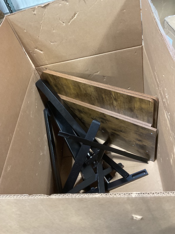 Photo 1 of *** NO ASSEMBLY PARTS ***Monomi Large Electric Standing Desk 79" - Height Adjustable Sit Stand Desk with 178 lbs Load Capacity, 3 Memory Presets, Quiet Motor & Anti-Collision for Home Office (Rustic Brown)