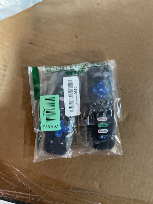 Photo 1 of (Pack of 2) Replacement Remote Control Only for Roku TV, Compatible for TCL Roku/Hisense Roku/Onn Roku/Sharp Roku/Element Roku/Westinghouse Roku/Philips Roku Smart TVs (Not for Roku Stick and Box)