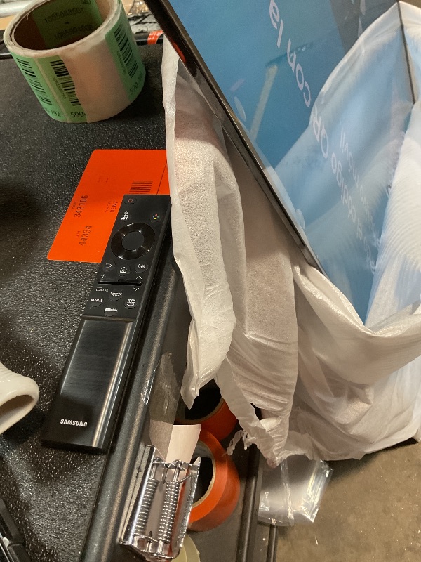 Photo 1 of *** MISSING STAND AND MOUNTING PARTS ***Samsung 65-Inch Class Crystal UHD U8000F 4K Smart TV (2025 Model) Endless Free Content, Crystal Processor 4K, MetalStream Design, Knox Security, Alexa Built-in