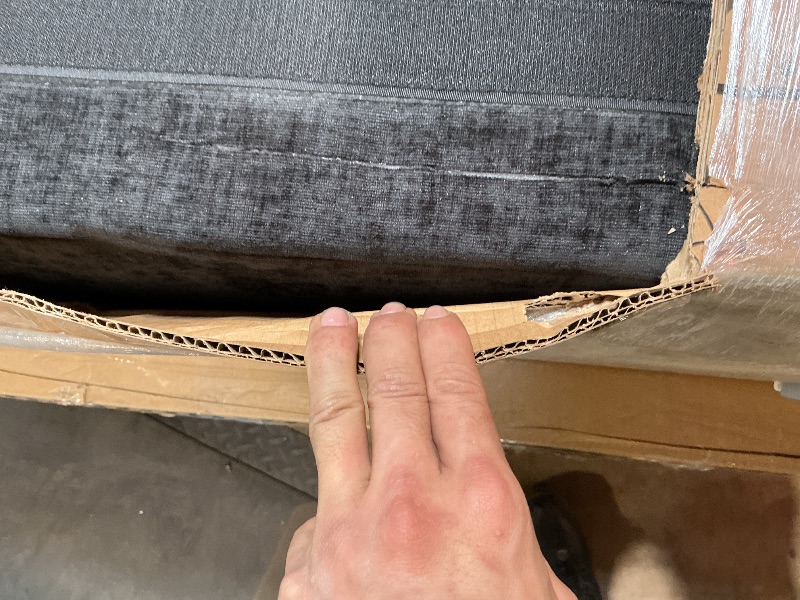 Photo 1 of ***MISSING ASSEMBLY PIECES/ UNKNOWN DAMAGES*** FONTOI 115 Inch U Shaped Sectional Couch with Chaise, 5-Seat Sofa with Moveable Ottoman, Modern Modular Sofa for Living Room, Apartment, Black