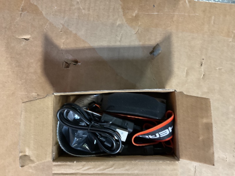 Photo 1 of **WHITE LIGHT NON-FUNCTIONAL** Spriak LED Headlamp Flashlight, 1000lumens 230° Broadbeam Headlight, USB Rechargeable Head Lamp with Red Taillight, Lightweight Waterproof Headlamps for Camping Running Hiking, Hard Hat Headlamp