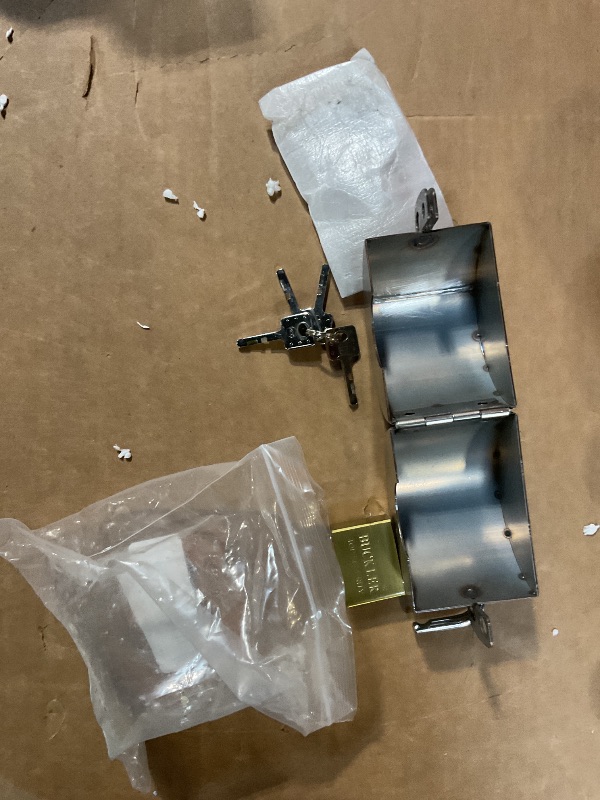 Photo 1 of * Outdoor Faucet Lock, Water Hose Bib Spigot Lock Stainless Steel Cover & Padlock Kits for 1-1/2 to 3 Inch Dia Valve Handles to Prevent Outside Water Theft and Unauthorized Use