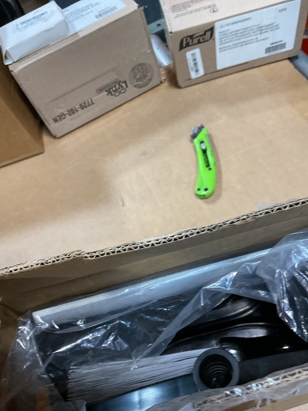 Photo 1 of *** MISSING HANDLES ***Broom with Dustpan Combo Set 54” Long Handle Household Dust Pan for Home Office Kitchen Cleaning ?Black & Grey?