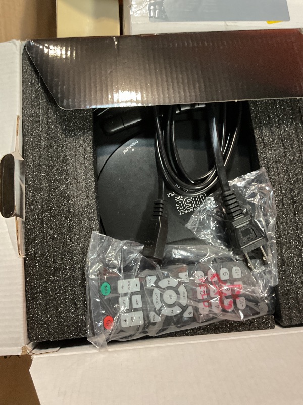 Photo 1 of *FOR PARTS ONLY* Greadio Boombox CD Player Cassette Player Combo, Boom Box Portable CD Players for Home with Bluetooth, Support AM FM Radio/Remote Control/AUX/USB/Earphone, AC/Battery Operated, LCD Display (Black)