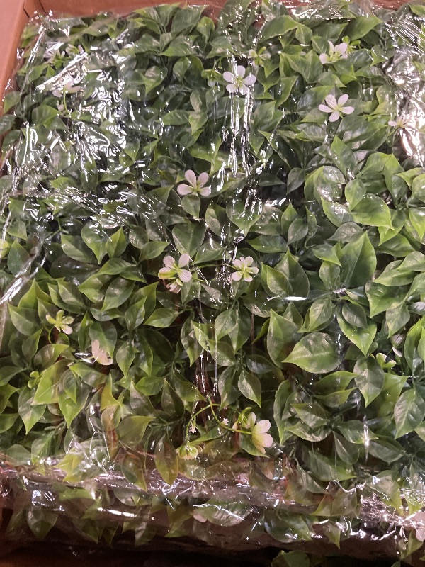 Photo 1 of 12pcs Artificial Grass Wall Panels 20”×20” Greenery Wall Backdrop Boxwood Panels Green Leaf Hedge Panel Grass Backdrop for Home Decor Indoor Greenery Fence Privacy Screen for Outdoor Garden Balcony