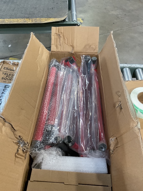 Photo 1 of VEVOR LED Work Light with Stand, 2PCS 10000 Lumen Dual-head LED Work Light with 27.6"-68.1" Adjustable and Foldable Tripod Stand, IP65 Waterproofed LED Tripod Work Light, with 5000 K Color Temperature