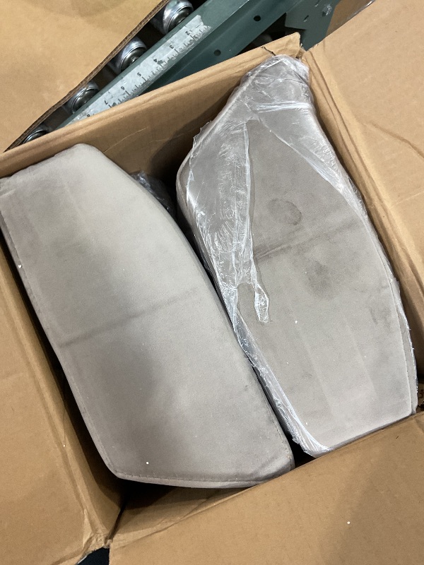 Photo 1 of **BACK**MISSING PARTS**Lyngins Queen Size Sleeper Sofa Bed, 73.2 Inch Pull Out Couch Velvet Loveseat Sofa Bed, 3 in 1 Convertible Queen Couch Beds for Apartment?Bedroom, Living Room, Light Gray