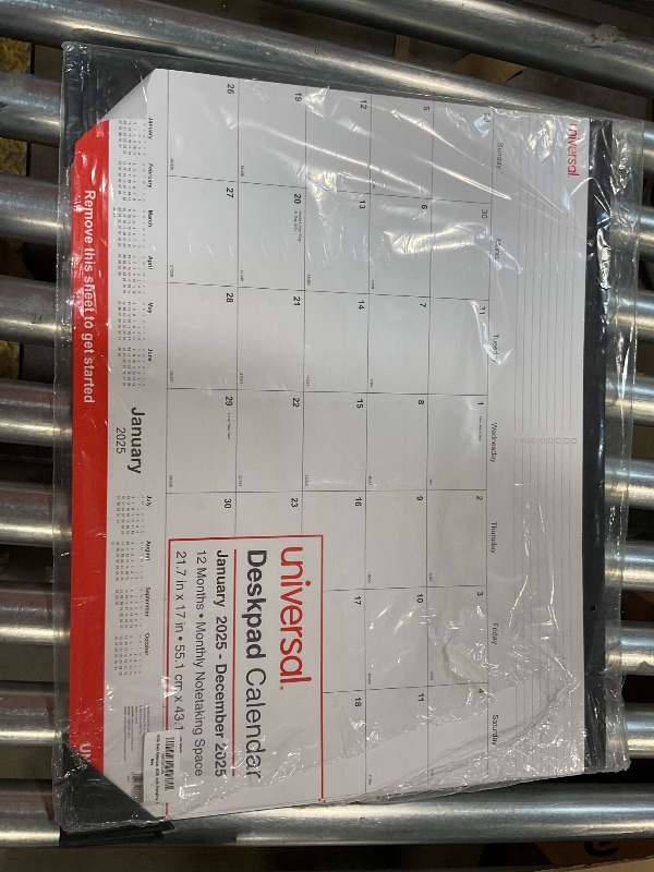 Photo 1 of 2025 Desk Calendar 2025 with Hanging Holes - Tear Off Design - Extra Large 22" x 17" - 12 Months January to December 2025 Daily Wall Planner, 2025 Wall Calendar for Scheduling & Planning - 3 Pack