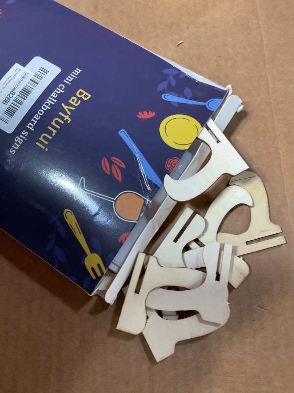 Photo 1 of 12pcs Mini Chalkboard Signs with Stand,Food Labels for Party Buffet, Food Tag/Name Card for Wedding Table, Name Tag Drink Labels Taco/Candy Bar/Bake Sale Food Sign, Catering Supplies Buffet Display