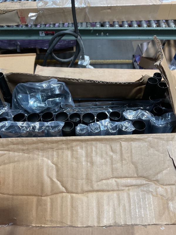 Photo 1 of Sakugi Clothes Rack - 33.0" x 12.2" x 79.5" Clothing Rack with Shelves & Wheels, Multi-Functional Wardrobe Closet with Hooks, Sturdy Metal Garment Rack for Bedroom, Laundry, Balcony (Black)