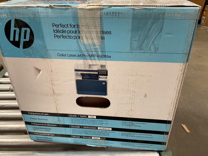 Photo 1 of *** USED ***HP Color LaserJet Pro MFP 4301fdw Wireless All-in-One Color Laser Printer, Scanner, Copier, Fax, Best-for-Office