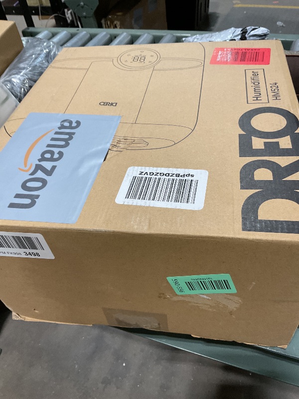 Photo 1 of **DIRT**DREO 6L Top Fill Humidifiers for Bedroom, 60H Runtime 28 dB Quiet Supersized Cool Mist Air Humidifiers for Large Room, Baby Nursery, Plant, Indoor, Night Light, Easy to Clean, Precise Humidity Control