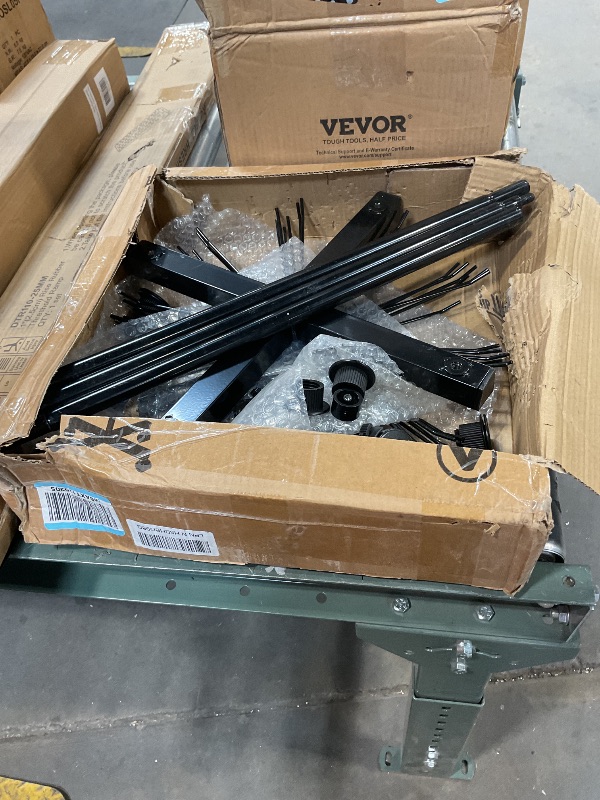 Photo 1 of *** MISSING ASSEMBLY PIECES ***Hypergiant Retail Display Stand 7 Tier Rotating Rack For Store Display Shelves,Jewelry Keyring Socking Hats,Movable Shop Spinner for Toys Show ,Black,Adjustable height