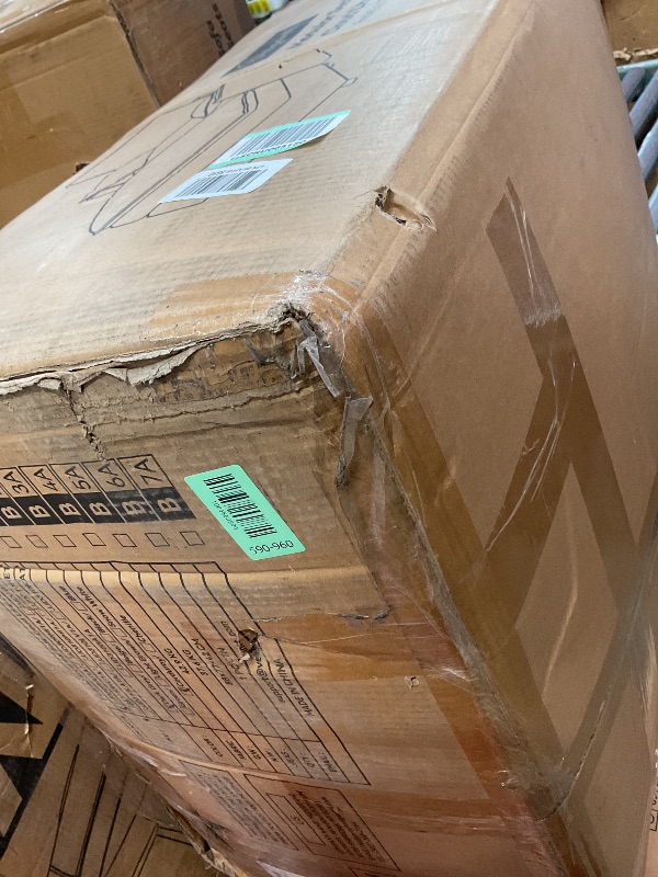 Photo 1 of **SELLING FOR PARTS AS PARTIAL SET. ONE BOX OF FOUR. **Vesgantti 108" Modular Sectional Sofa, Comfy Cloud Couch with Movable Ottoman Deep Seat Corduroy L Shaped Modular Sofa, Sectional Couches for Living Room, Bedroom and Apartment, Gray