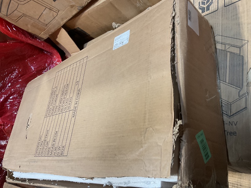 Photo 1 of **SELLING FOR PARTS AS PARTIAL SET. ONE BOX OF TWO**Buffet cabinet grey