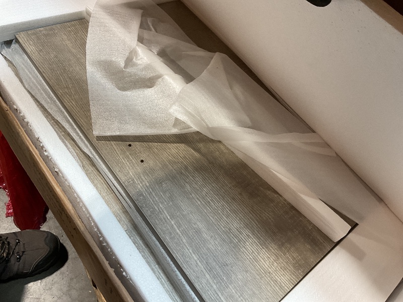 Photo 1 of **SELLING FOR PARTS AS PARTIAL SET. ONE BOX OF TWO**Buffet cabinet grey