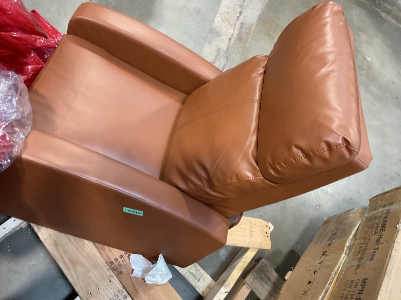 Photo 1 of **2 BROKEN LEGS*BestMassage | Recliner Chair | No Massage Function | Pu Tan | with Lumbar Support, Adjustable Push Back, Wide Armrests, Footrest & Padded Seat | Easy Assembly | for Living Room, Home Theatre