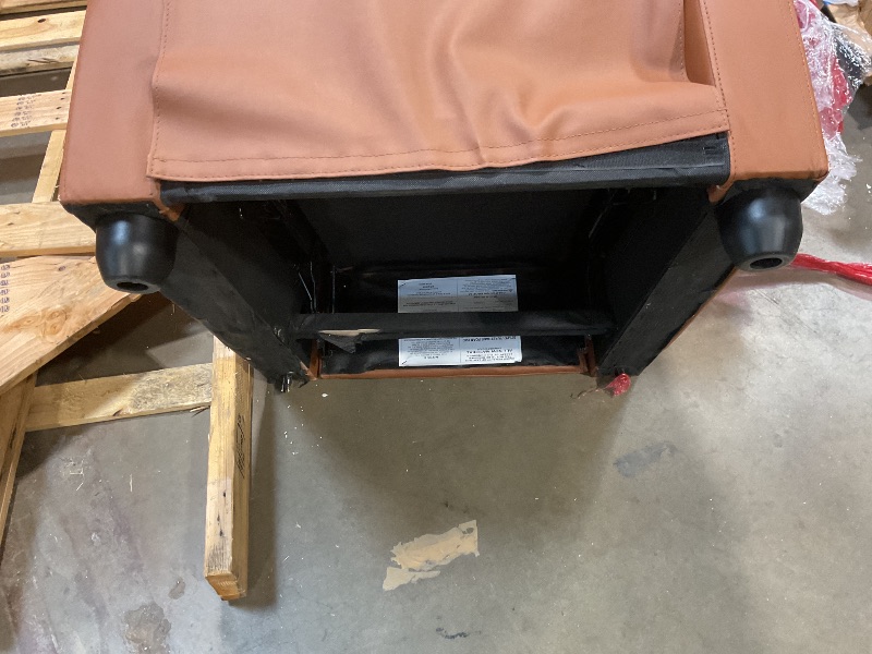 Photo 1 of **2 BROKEN LEGS*BestMassage | Recliner Chair | No Massage Function | Pu Tan | with Lumbar Support, Adjustable Push Back, Wide Armrests, Footrest & Padded Seat | Easy Assembly | for Living Room, Home Theatre