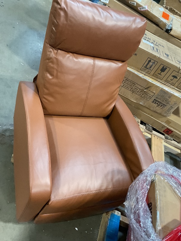 Photo 1 of **2 BROKEN LEGS*BestMassage | Recliner Chair | No Massage Function | Pu Tan | with Lumbar Support, Adjustable Push Back, Wide Armrests, Footrest & Padded Seat | Easy Assembly | for Living Room, Home Theatre
