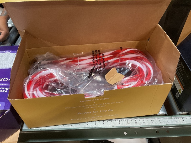 Photo 1 of 20 Pack Solar Christmas Candy Cane Lights, Christmas Decorations Outdoor Waterproof, Solar Powered Pathway Lights with 8 lighting Modes & Memory Function for Outside Party Garden Yard Patio Decoration